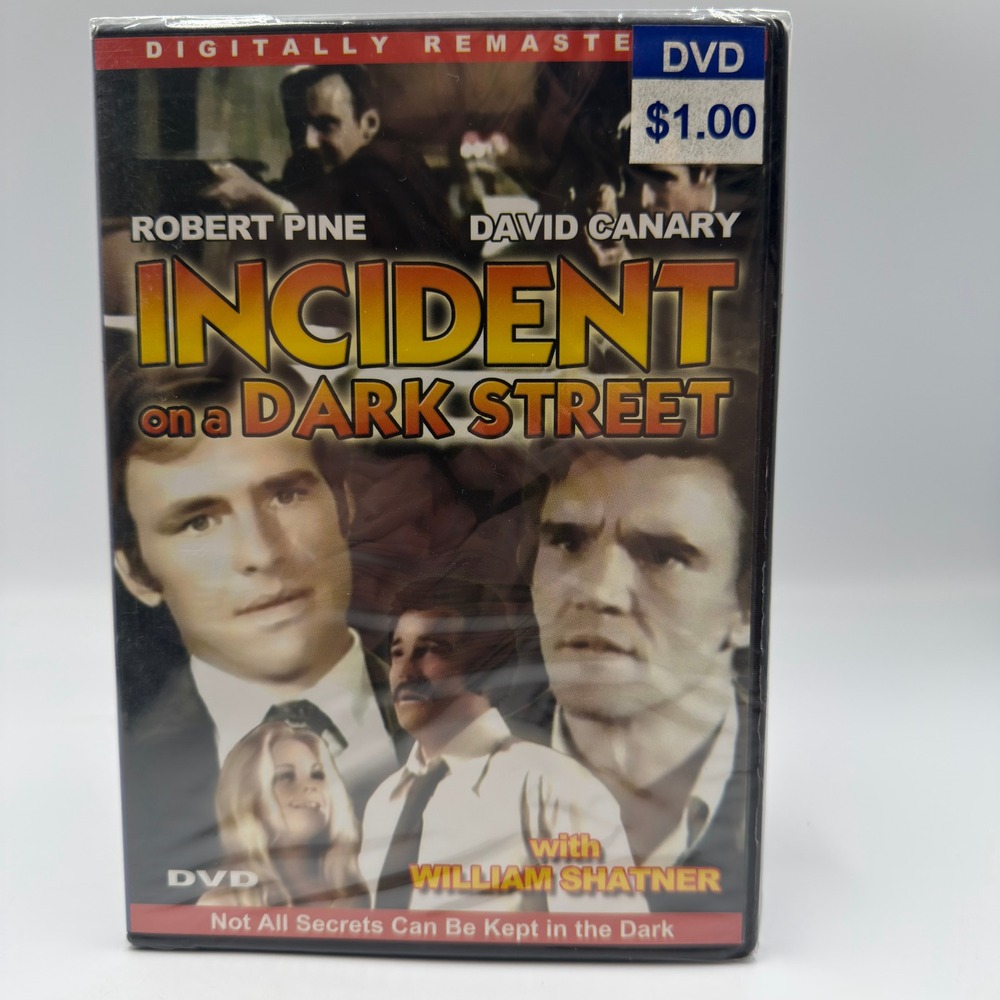 Incident on a Dark Street DVD Robert Pine David Canary William Shatner SEALED
